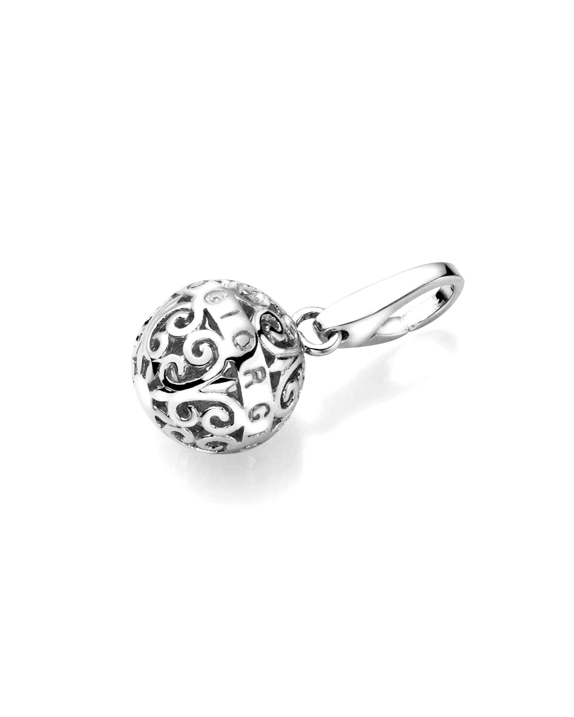 Giorgio Martello Milano jewelry pendant charm ball, silver 925 Onesize