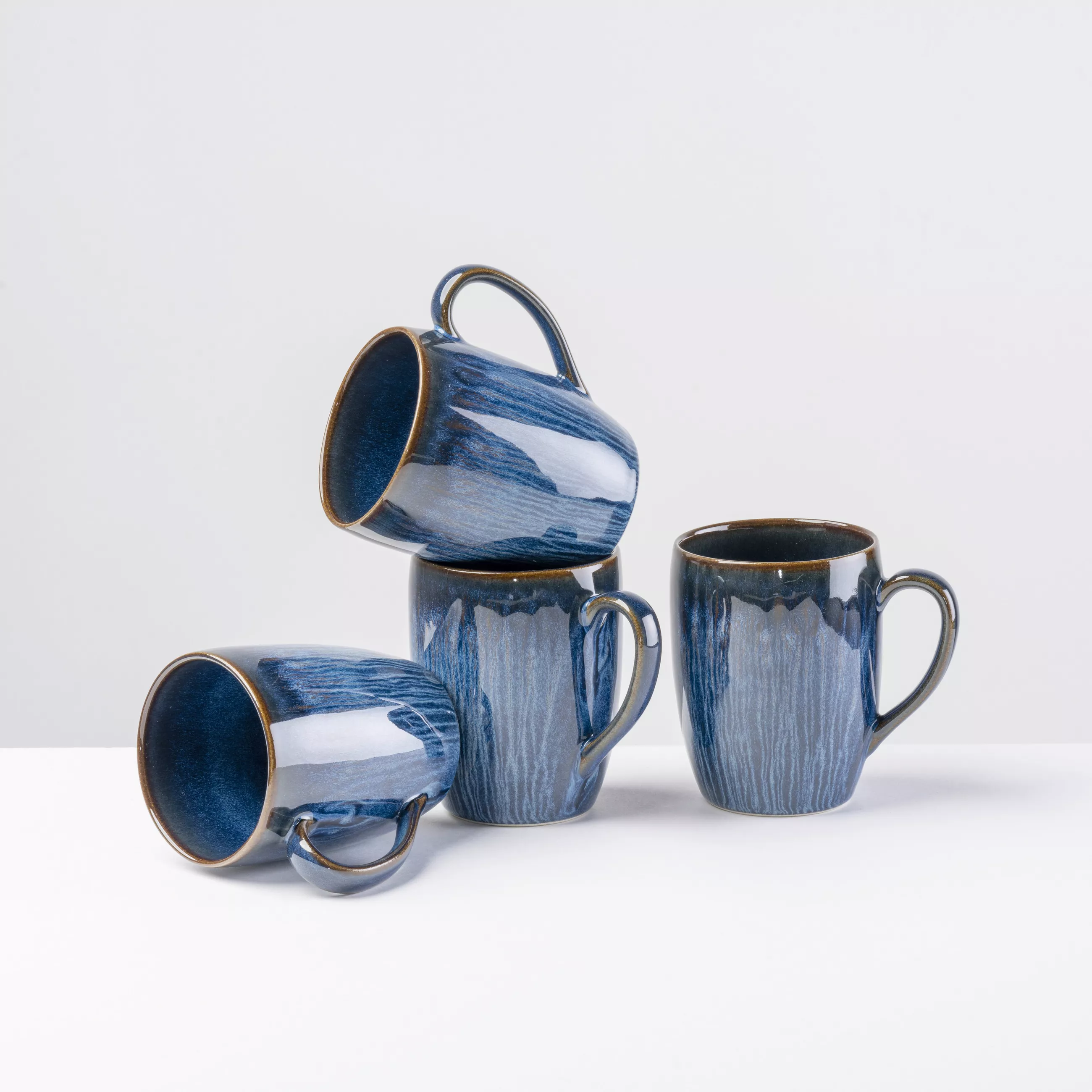 Gipfelstück Summit piece COFFEE MUG SET OF 4 ICE FALL, 275 ML each 
