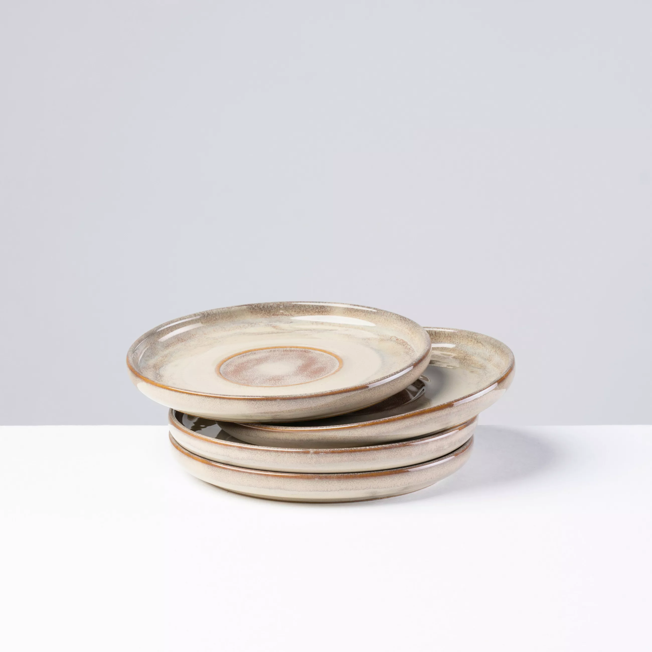 Gipfelstück Summit piece saucer set fog forest 14.4 cm