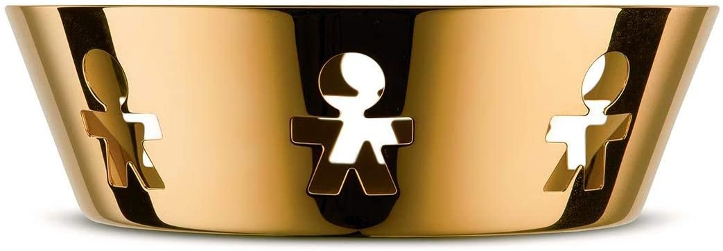 Alessi Girotondo Fruit Bowl Limited Edition Gold, small