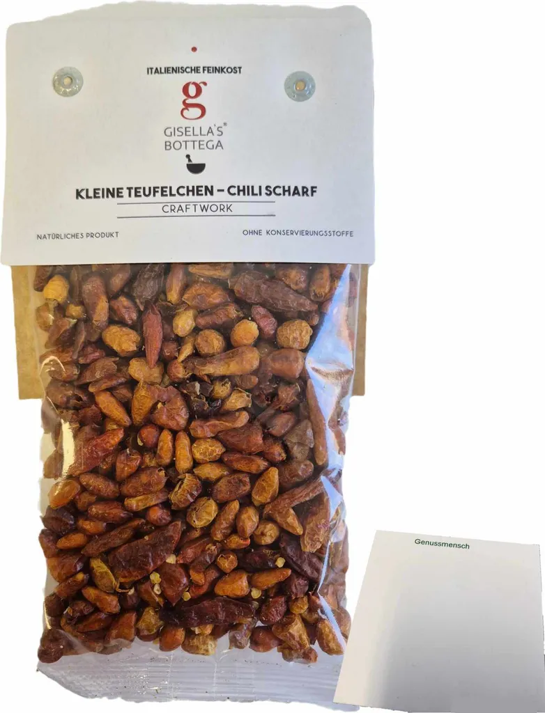 Gisellas Bottega Little Devils - Hot Chili (50g pack) + usy Block 62g