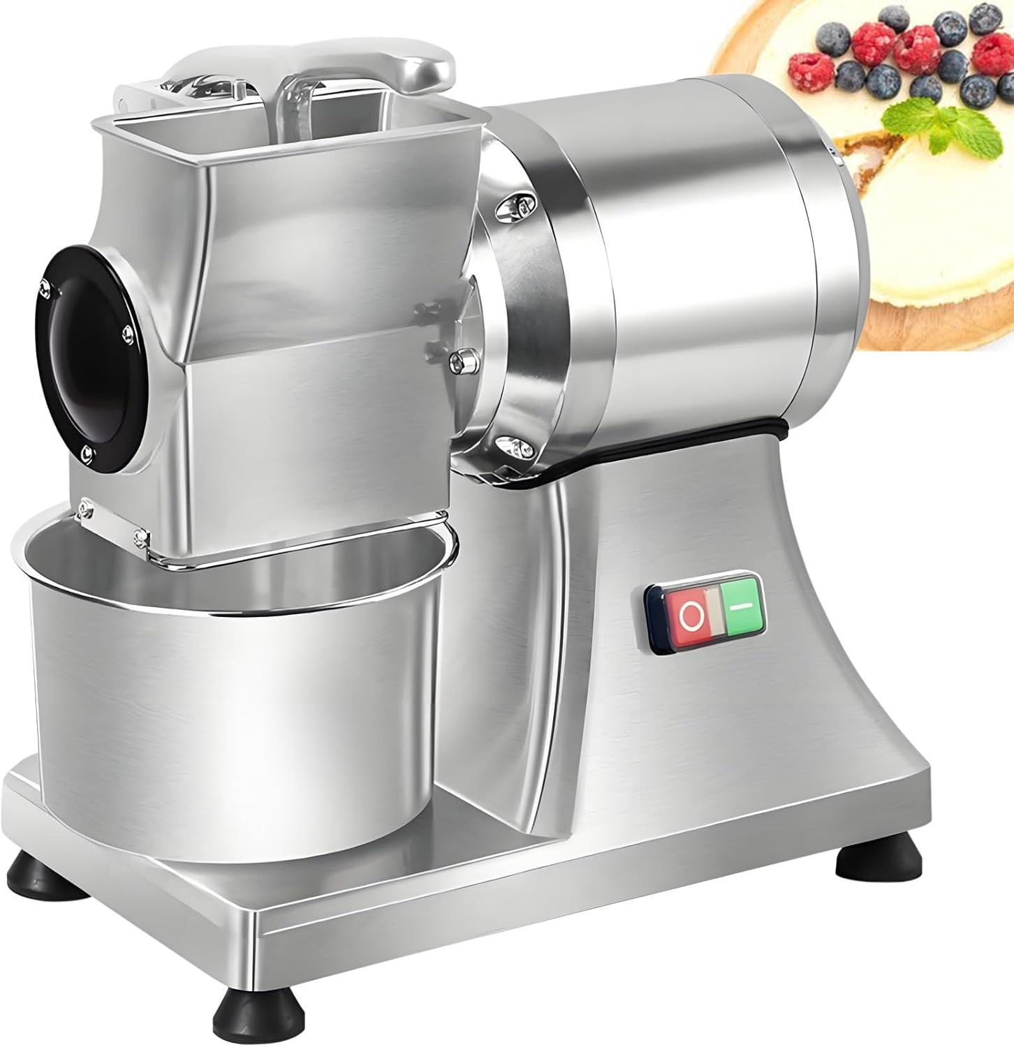 Electric Cheese Grater Professional Stainless Steel Meat Grater Ideal for Grating Cheese and Breadcrumbs