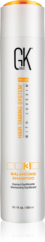 GK Hair Balancing gentle shampoo provides moisture and shine