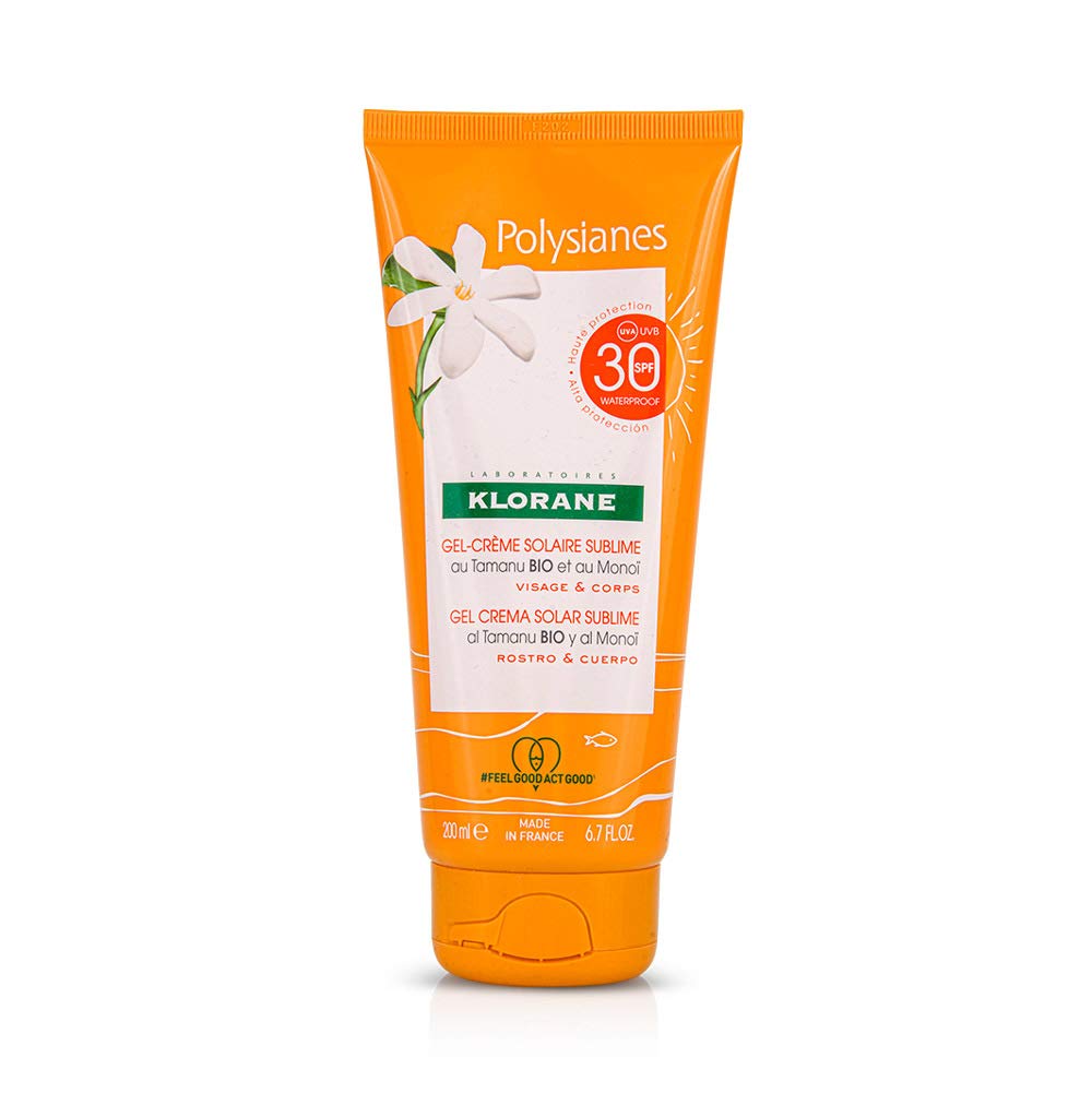 Klorane Polysianes Gel Sun Cream SPF30 200 ml