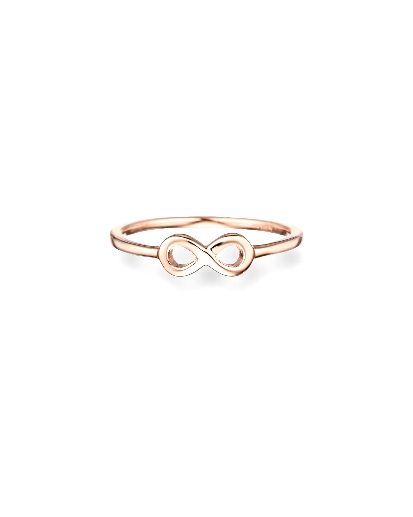 Glanzstücke München Highlights Munich Ring Ring Infinity Sterling Silver in Rose Gold