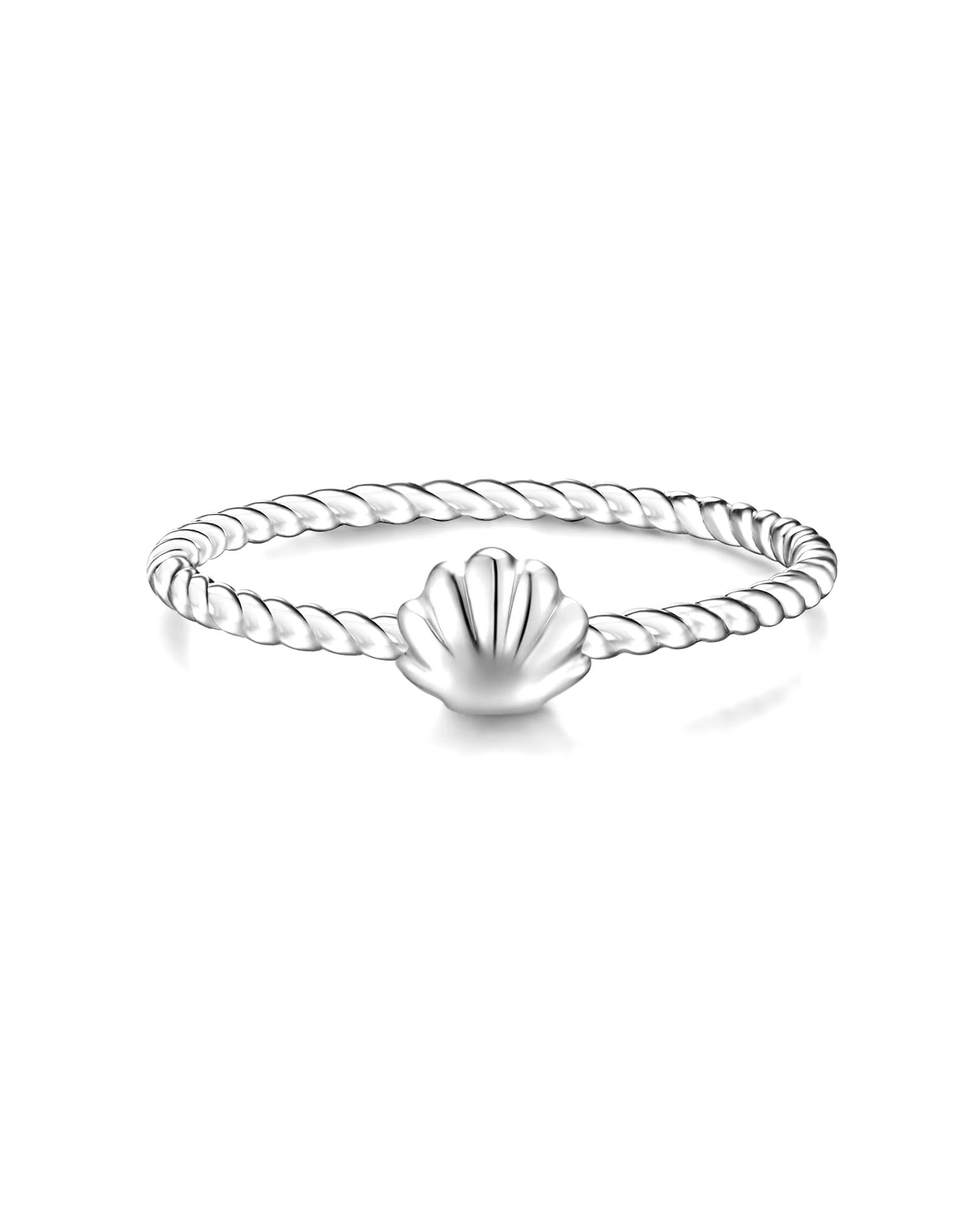 Glanzstücke München Highlights Munich Ring Ring Shell Sterling Silver in Silver