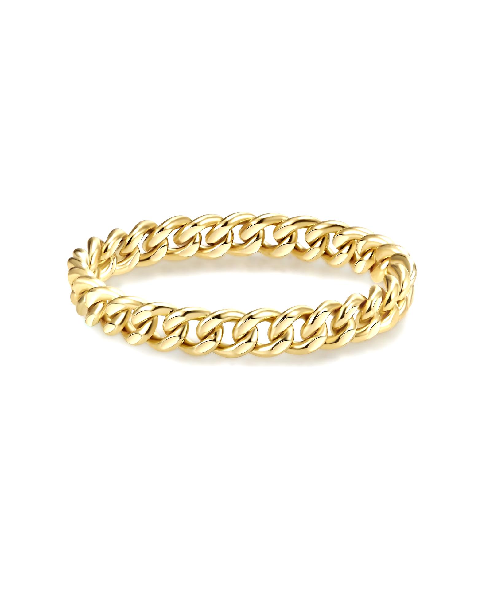 Glanzstücke München Highlights Munich Ring Ring Sterling Silver in Yellow Gold