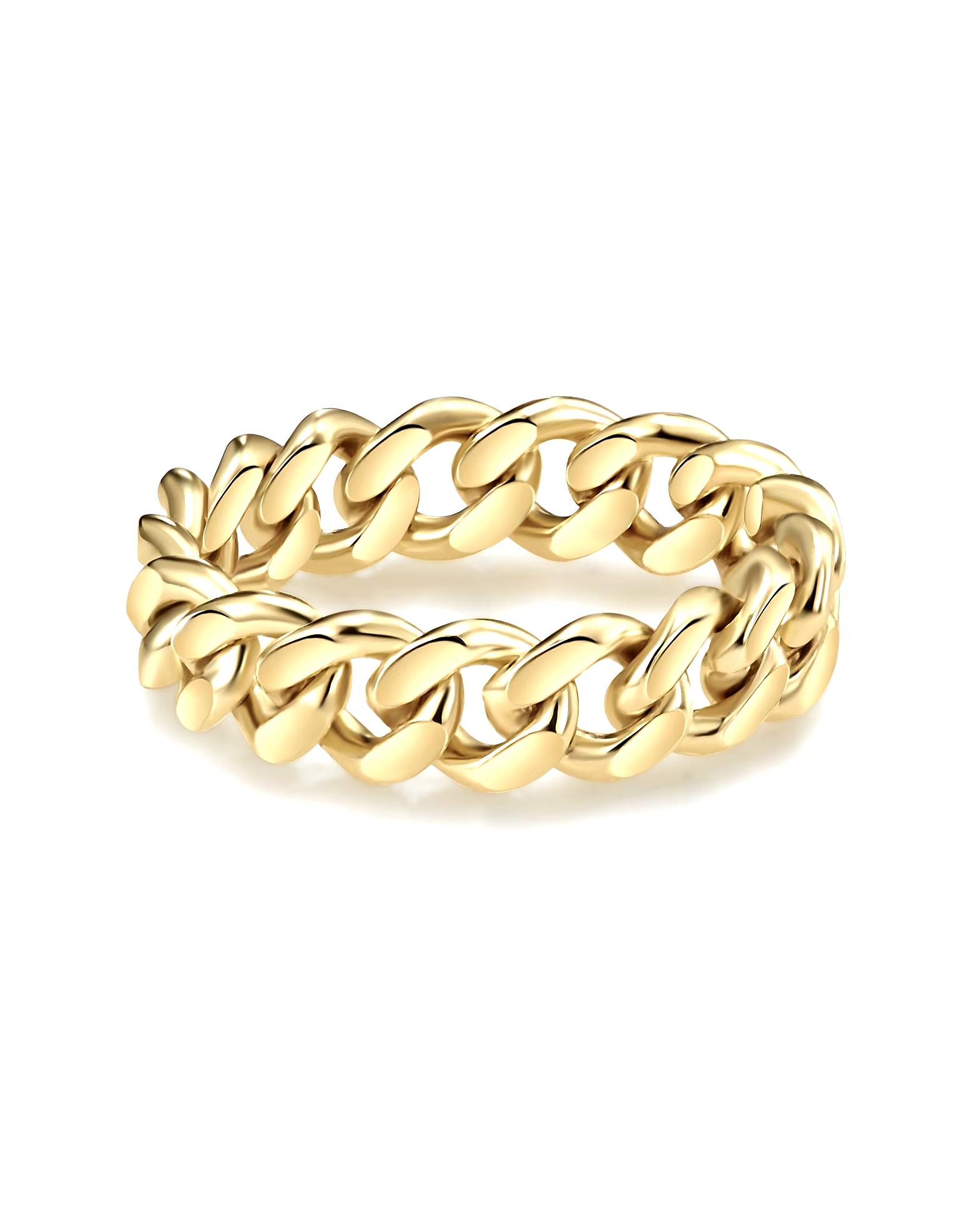 Glanzstücke München Highlights Munich Ring Ring Sterling Silver in Yellow Gold