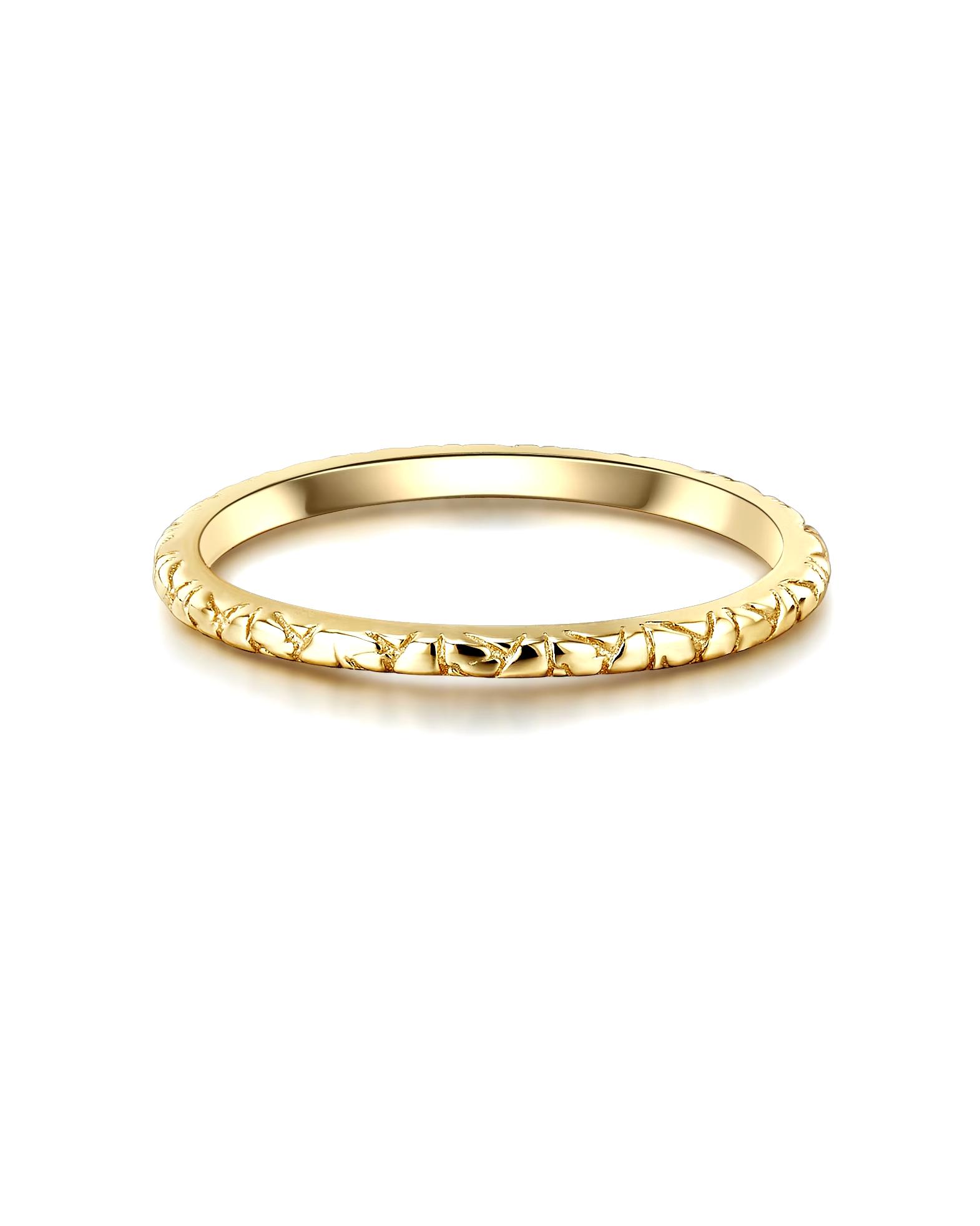 Glanzstücke München Highlights Munich Ring Ring Sterling Silver in Yellow Gold