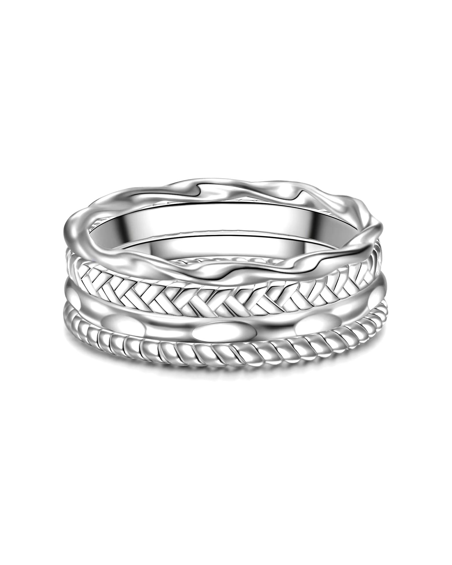 Glanzstücke München Highlights Munich Ring Ring Sterling Silver in Silver