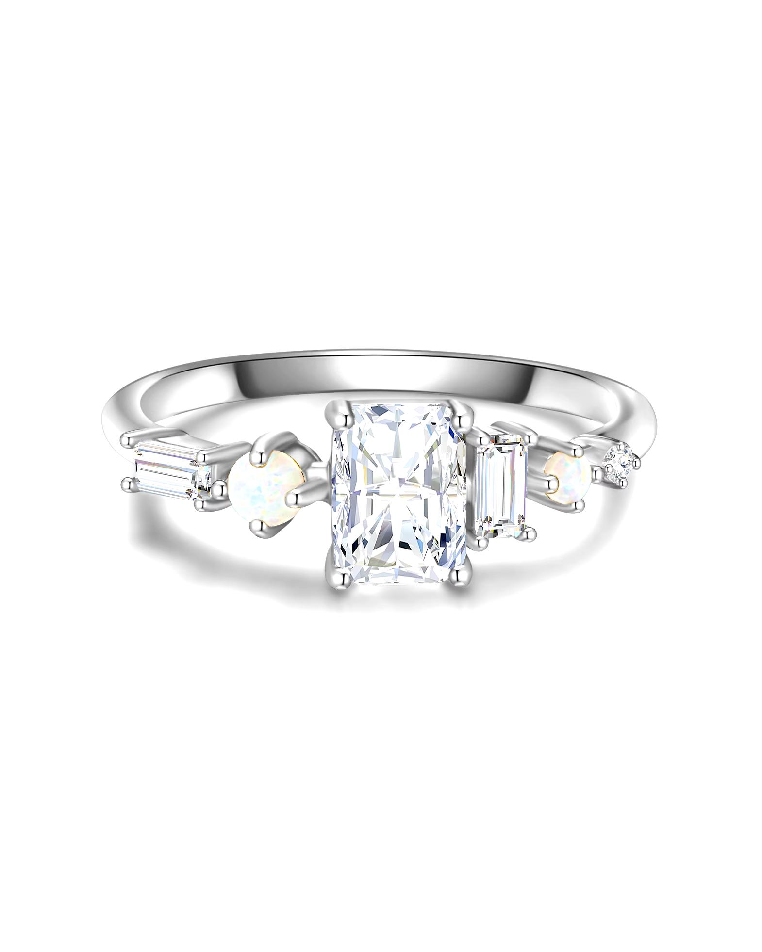 Glanzstücke München Highlights Munich Ring Ring Sterling Silver Zirconia in Silver