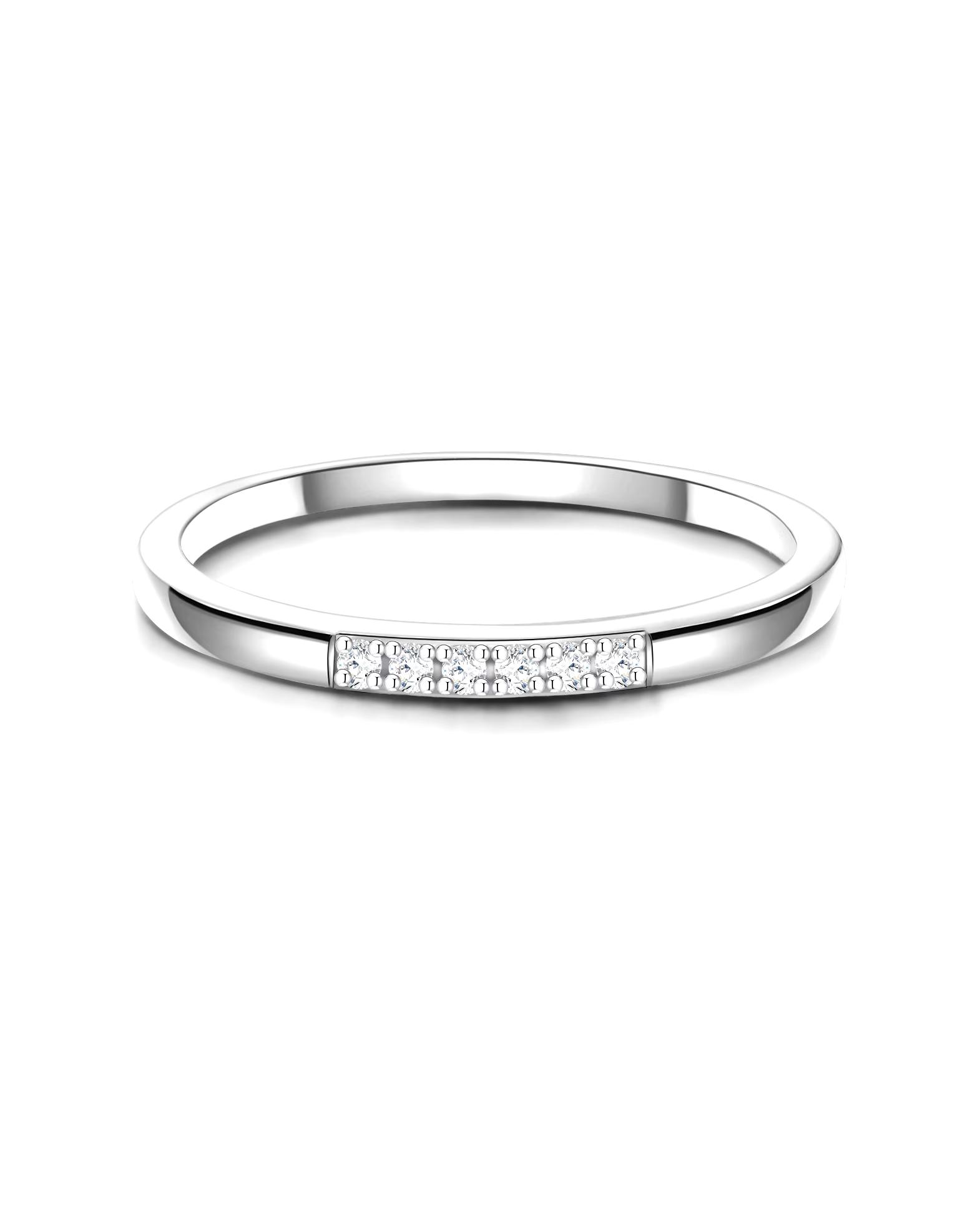 Glanzstücke München Highlights Munich Ring Ring Sterling Silver Zirconia in Silver