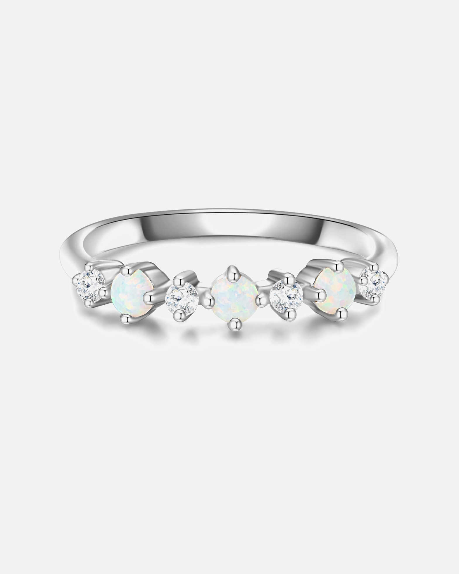 Glanzstücke München Highlights Munich Ring Ring Sterling Silver Zirconia in Silver