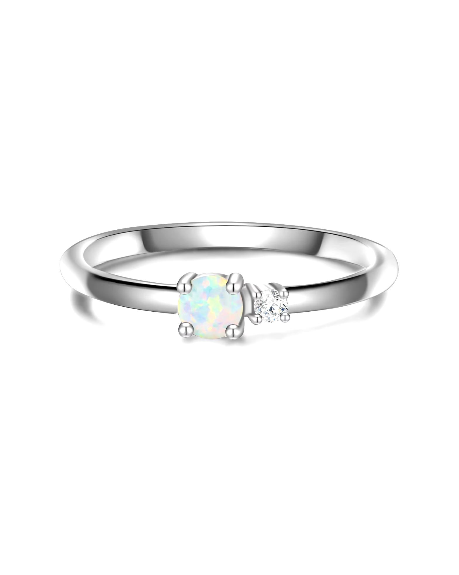 Glanzstücke München Highlights Munich Ring Ring Sterling Silver Zirconia in Silver