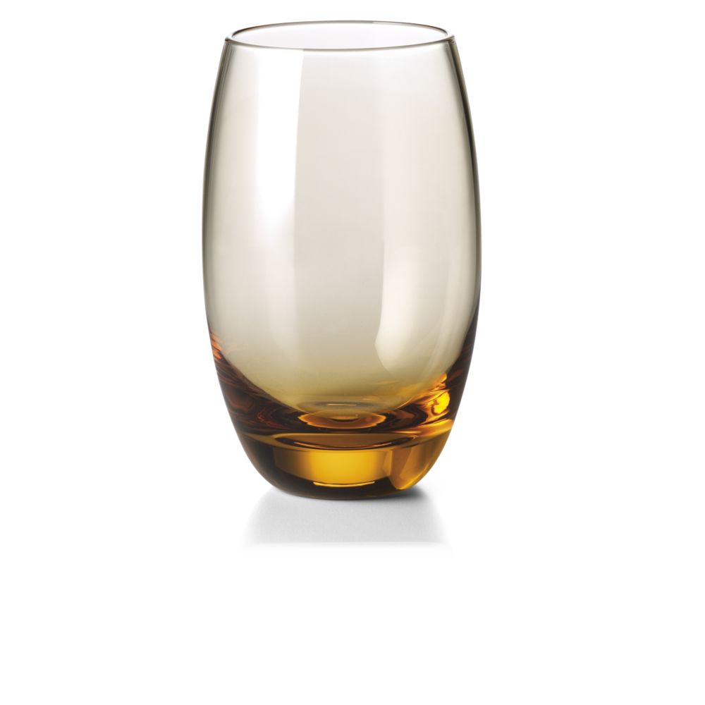 Glass 0,40 l Solid Color Glass Amber Dibbern