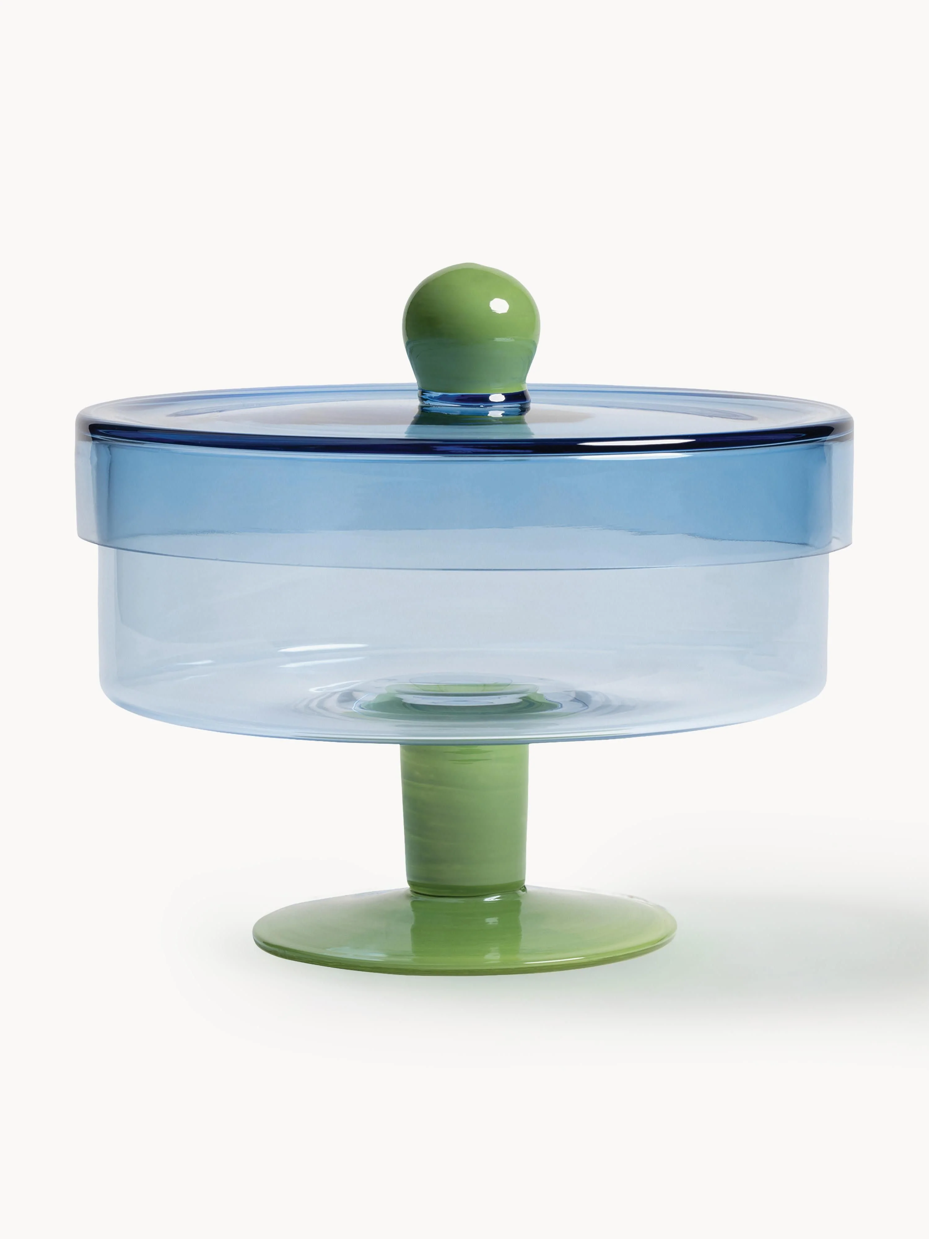 &k Amsterdam Glass storage box Duo