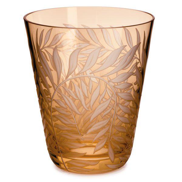 Glass Feuilles Leaves Mandarin Orange (10.7cm) from Theresienthal
