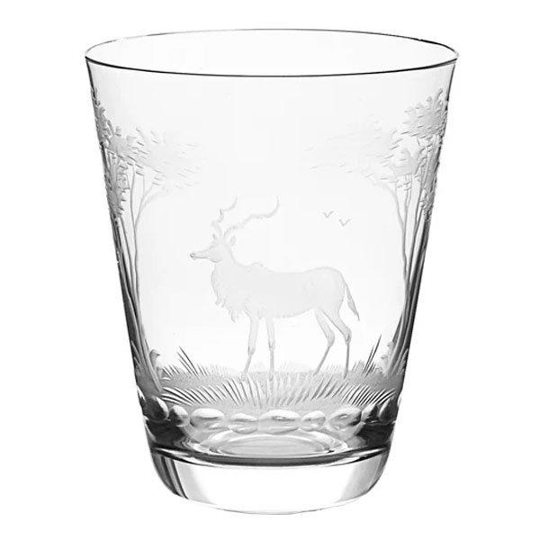Glass Kilimanjaro engraving Kudu Clear (10.7cm) from Theresienthal