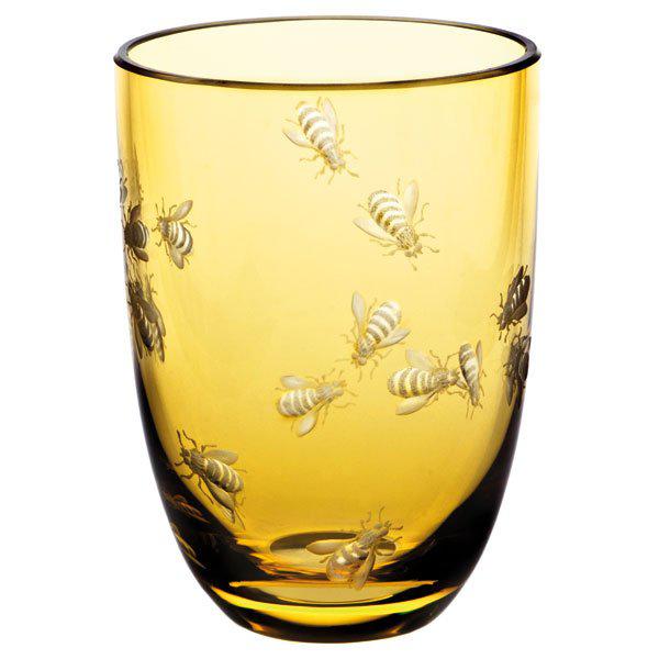 Glass Planet Earth engraving Bees Mandarin (10.2cm) by Theresienthal