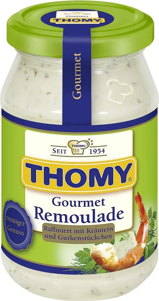 Nestlé Glass - Thomy - Gourmet Remoulade with Herbs & Pickles - 250ml (light green)