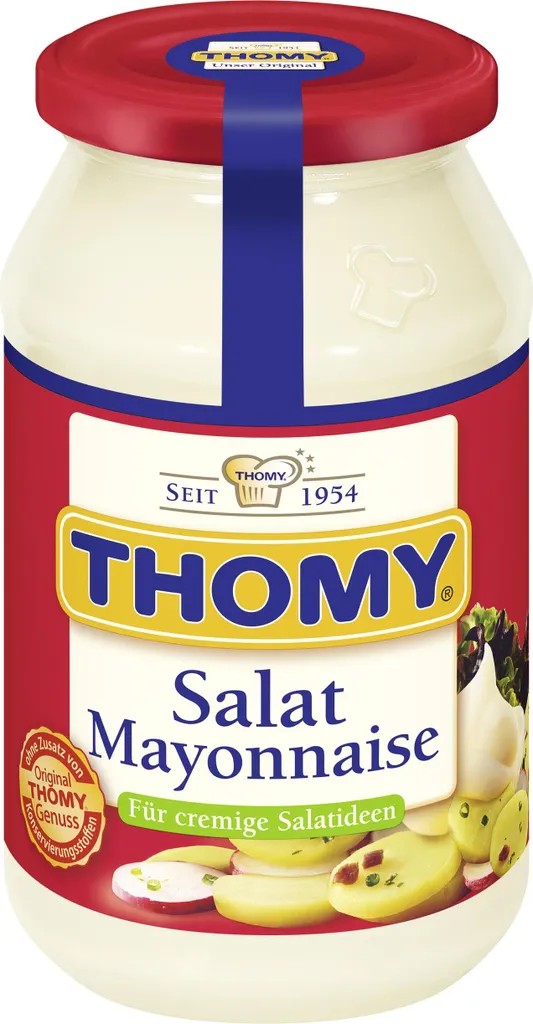 Nestlé Glass Thomy - Salad Mayonnaise. - 500ml (Blue)