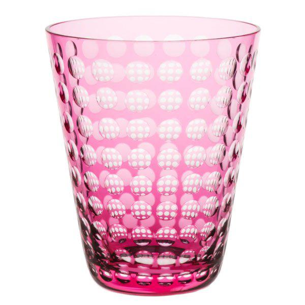 Glass Winter Craft Lenses Ruby Red Ball Cut (10.7cm) Theresienthal