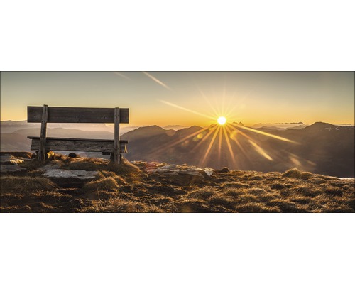 Pure Living Glass picture Bench & Horizon 30x80 cm GLA1866
