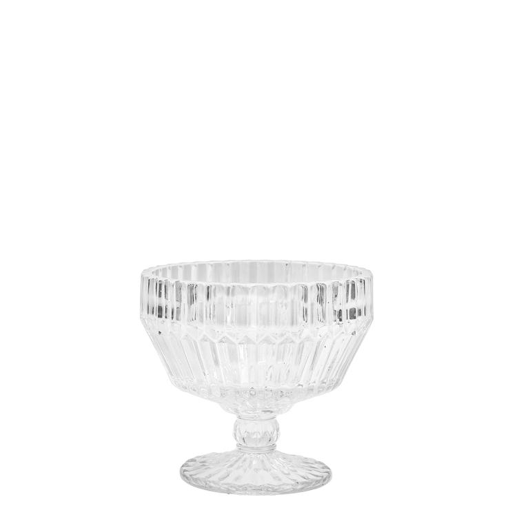 United Tables Glass bowl on foot: Archie clear, contents: 290 ml, D: 110 mm, H: 100 mm