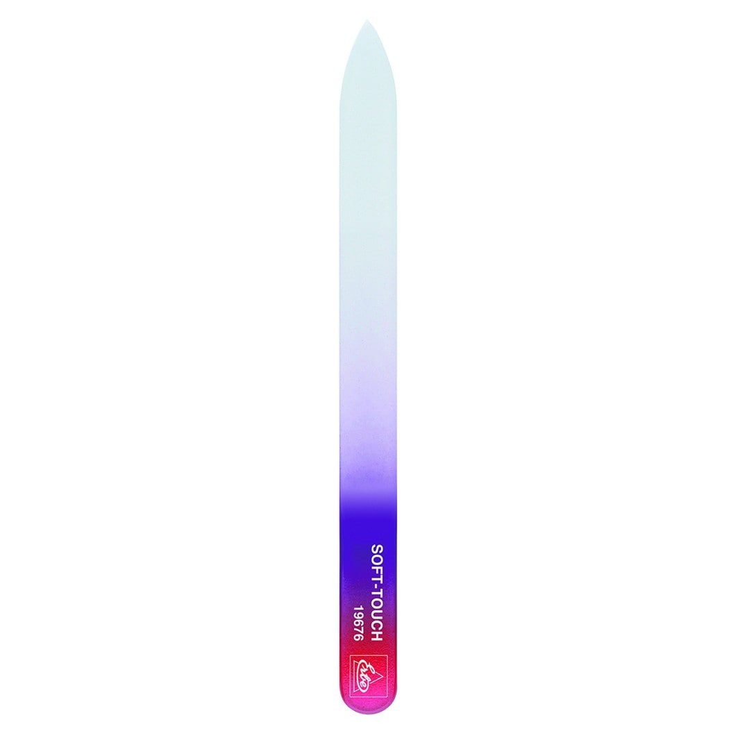 ERBE Glass file soft touch color red, 14 cm