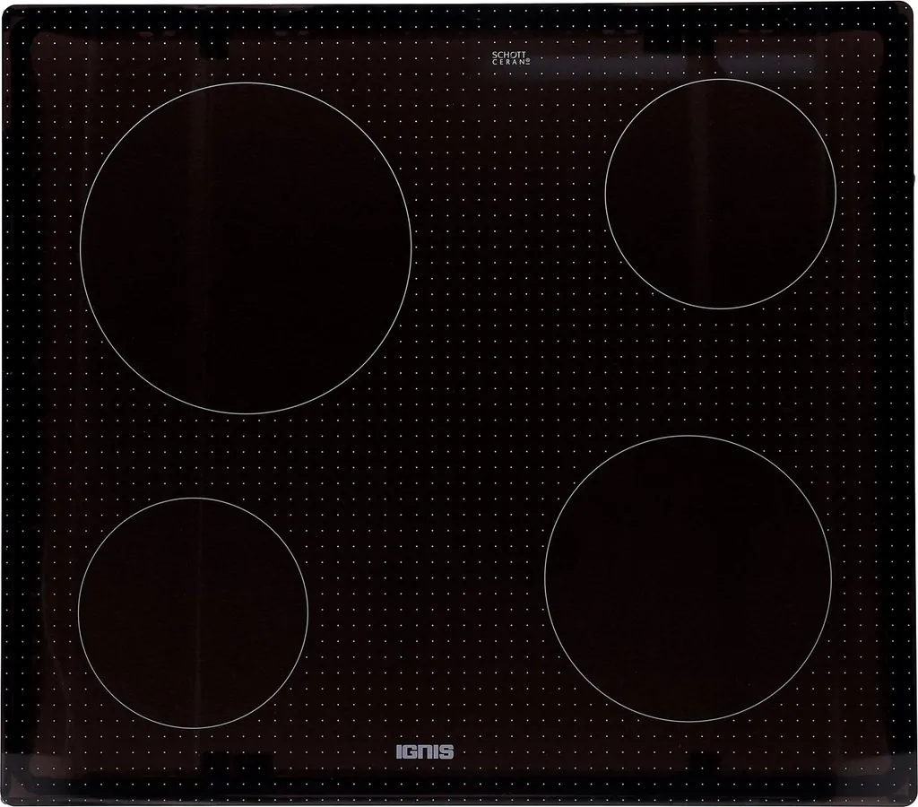 Bauknecht Glass ceramic hob, glass plate, cooktop, stove, Ignis AKL499 481244039019