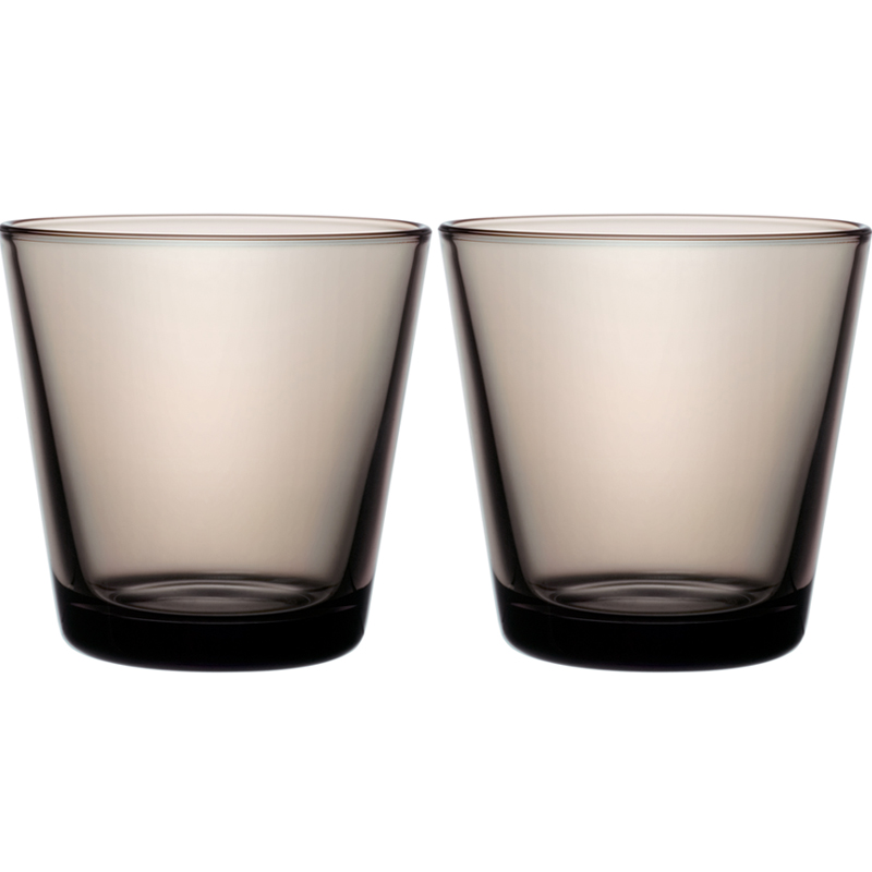 Glass - 210 ml - Sand - 2 pieces Kartio Iittala