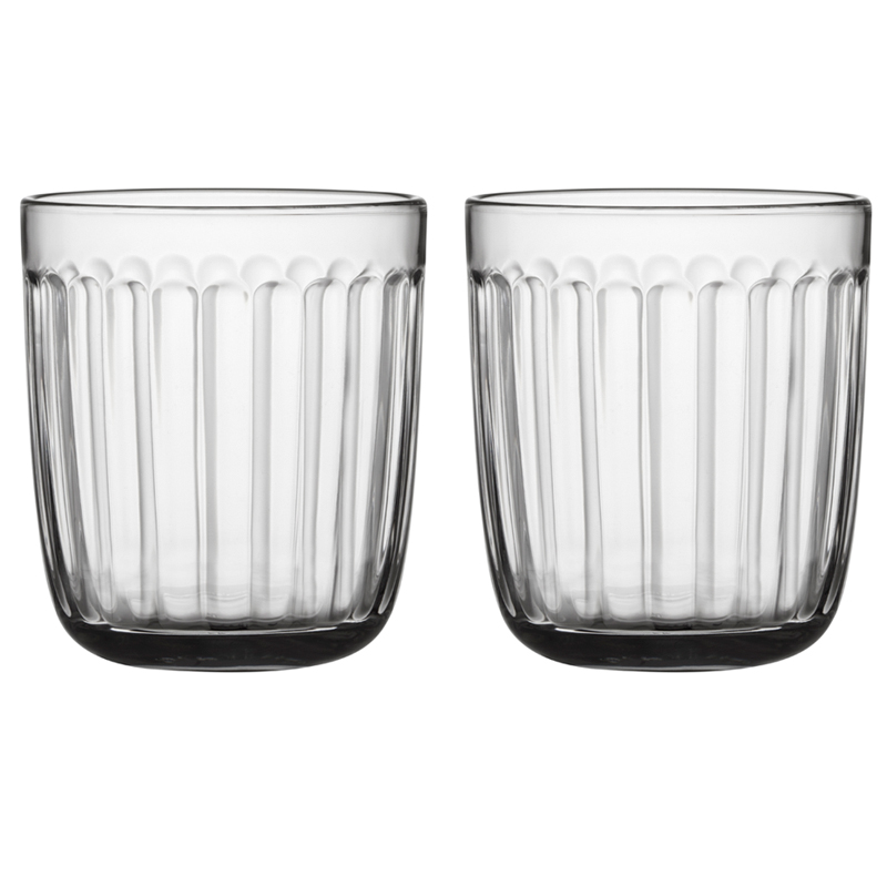 Glass - 260 ml - Clear - 2 pieces of Raami Glasses Iittala