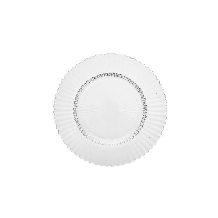 United Tables Flat glass plate 21.5 cm: Archie clear, D: 215 mm, H: 21 mm
