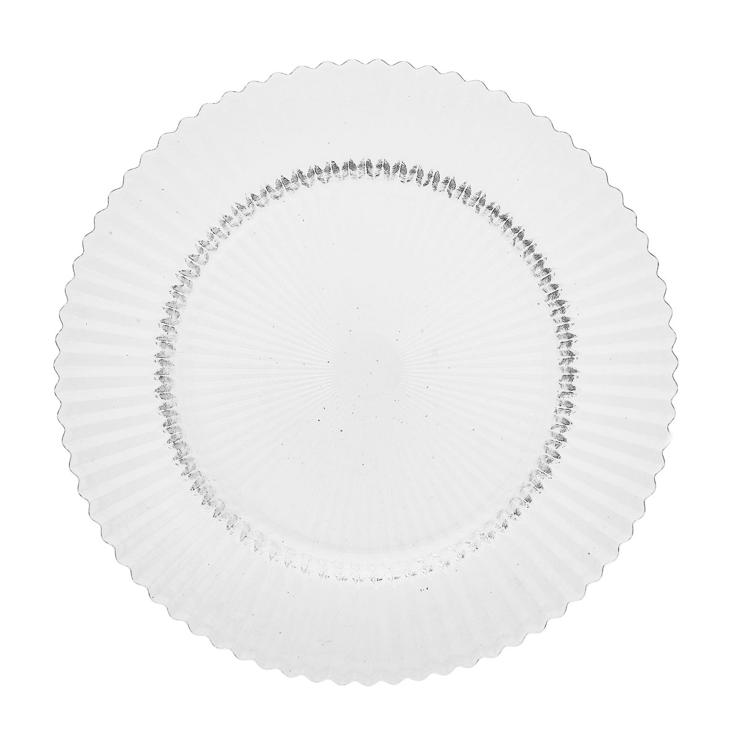 United Tables Flat glass plate 27 cm: Archie clear, D: 270 mm, H: 23 mm