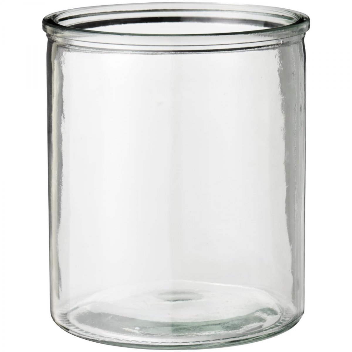 Hannah clear glass pot, Ib Laursen, 14.5 x 17 cm