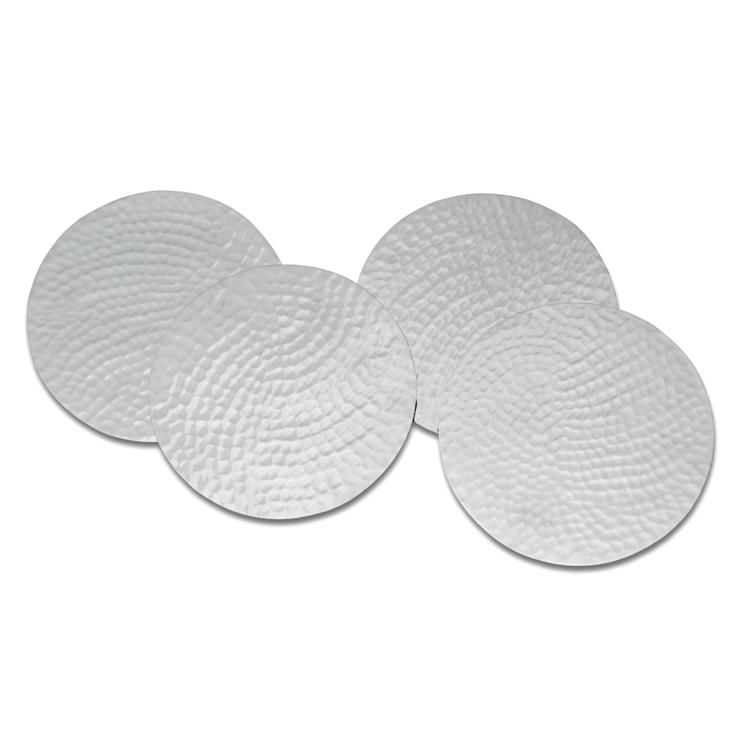 classic-collection Glasuntersetzer Hammered Ø10Cm 4-Pack