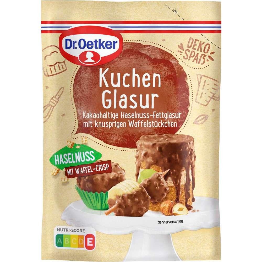 Dr. Oetker Hazelnut glaze with waffle crisp