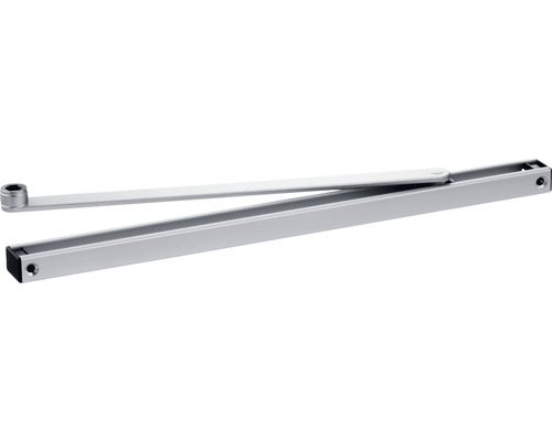 Geze height-adjustable sliding rail with lever for door closers TS 3000/5000, silver
