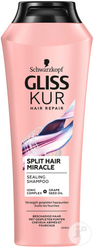 Schwarzkopf Gliss Kur Split Hair Miracle Shampoo Damaged and Split Hair Bottle 250ml