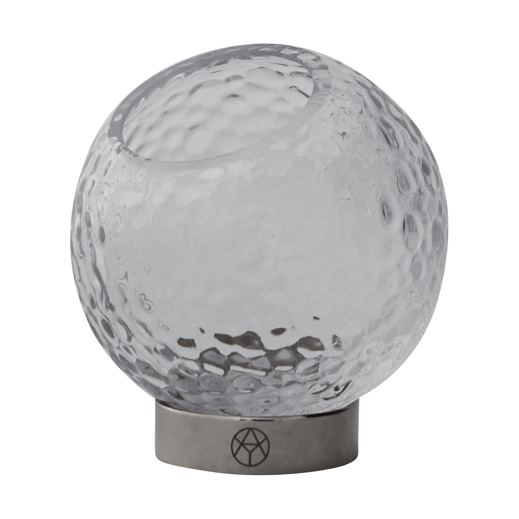 AYTM Globe bubbles vase Ø10 cm, Transparent