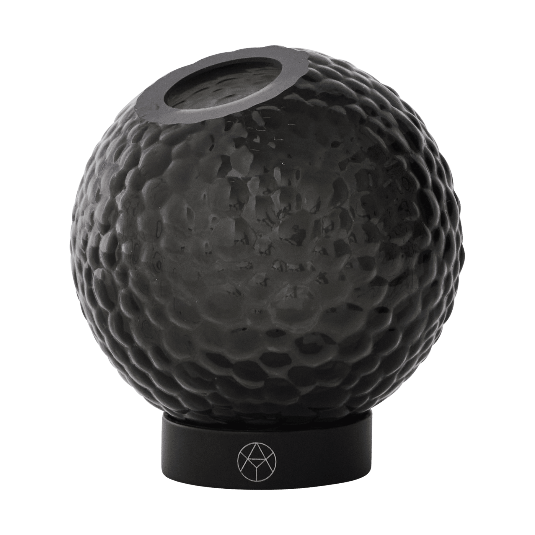 AYTM Globe bubbles vase Ø10 cm, Black