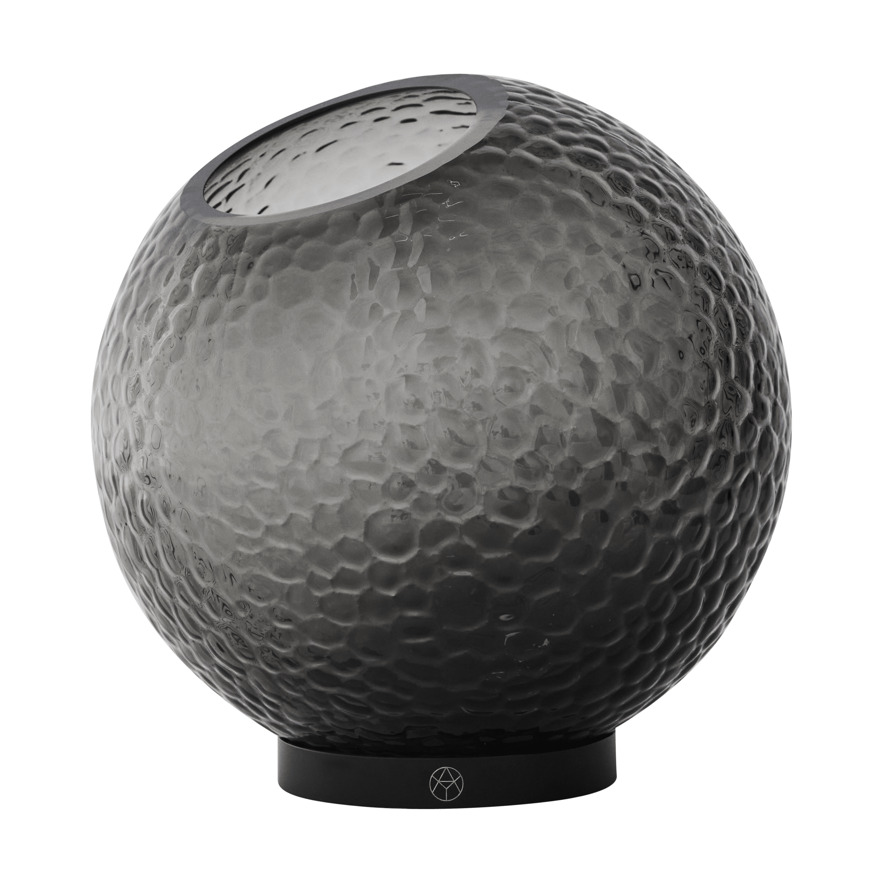 AYTM Globe bubbles vase Ø21 cm, Black