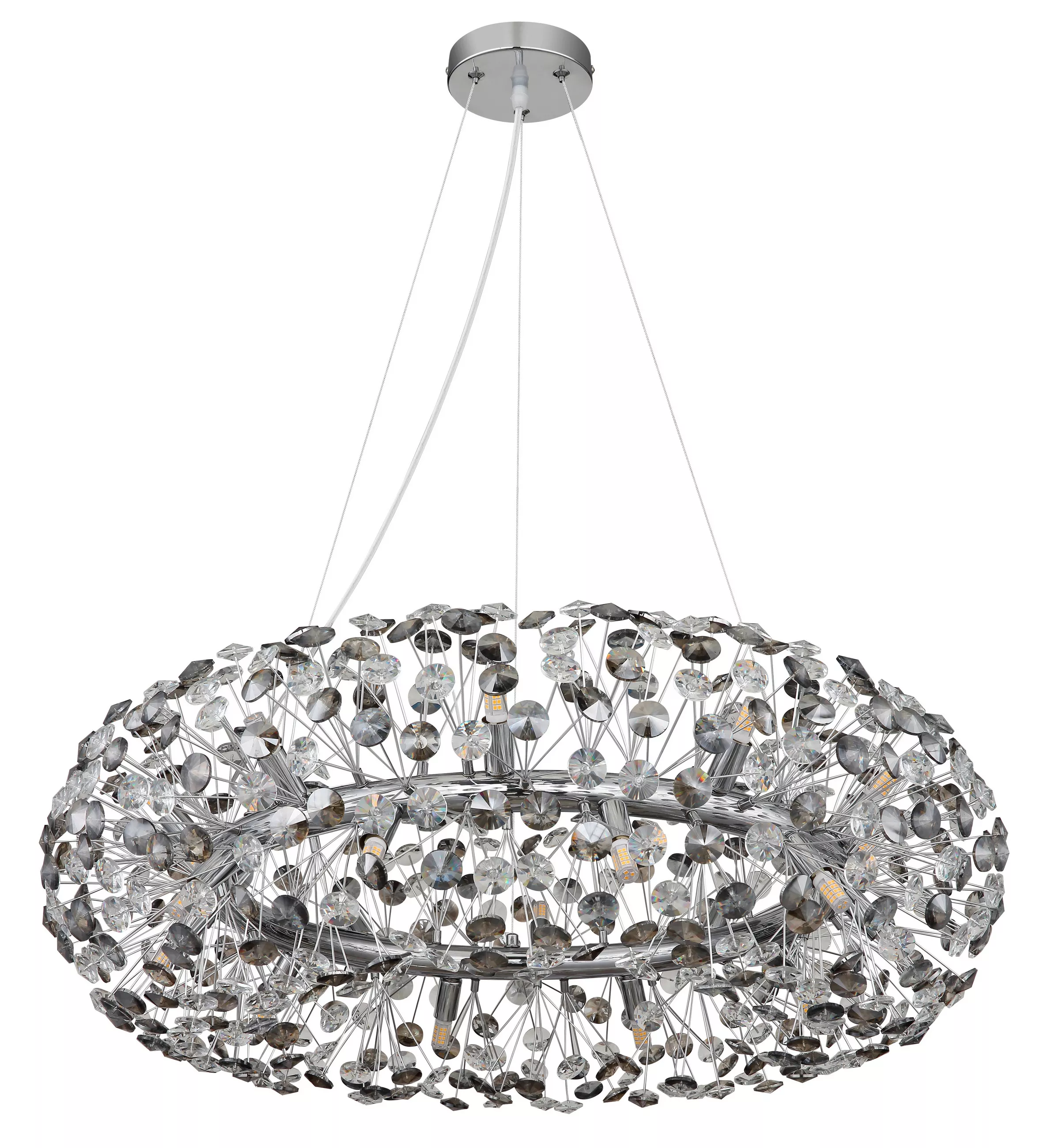Globo CRYSTAL HANGING LAMP KATRINA 80/150 cm