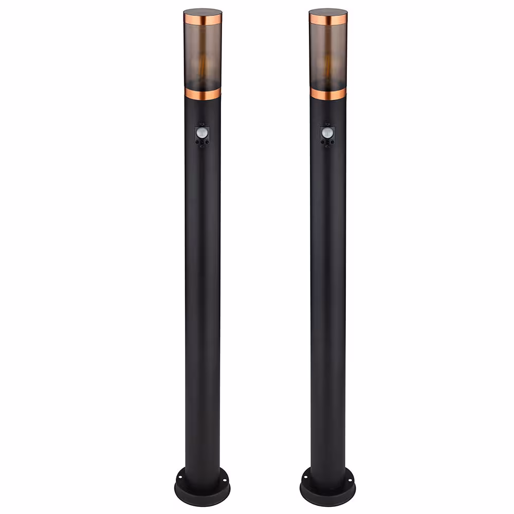 Globo Lighting Outdoor Light Stainless Steel Black Matte