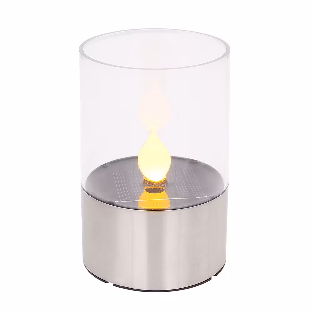 Globo Lighting LED Outdoor Light Stainless Steel Silver