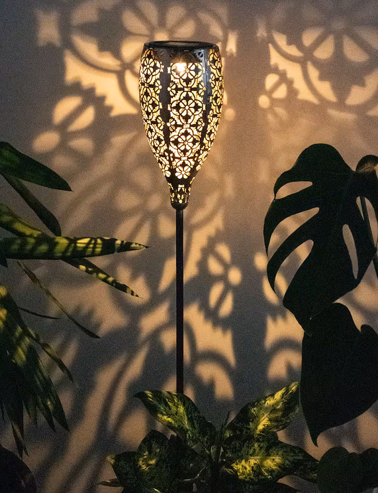 Globo Lighting LED Outdoor Light Solar Grey Gold