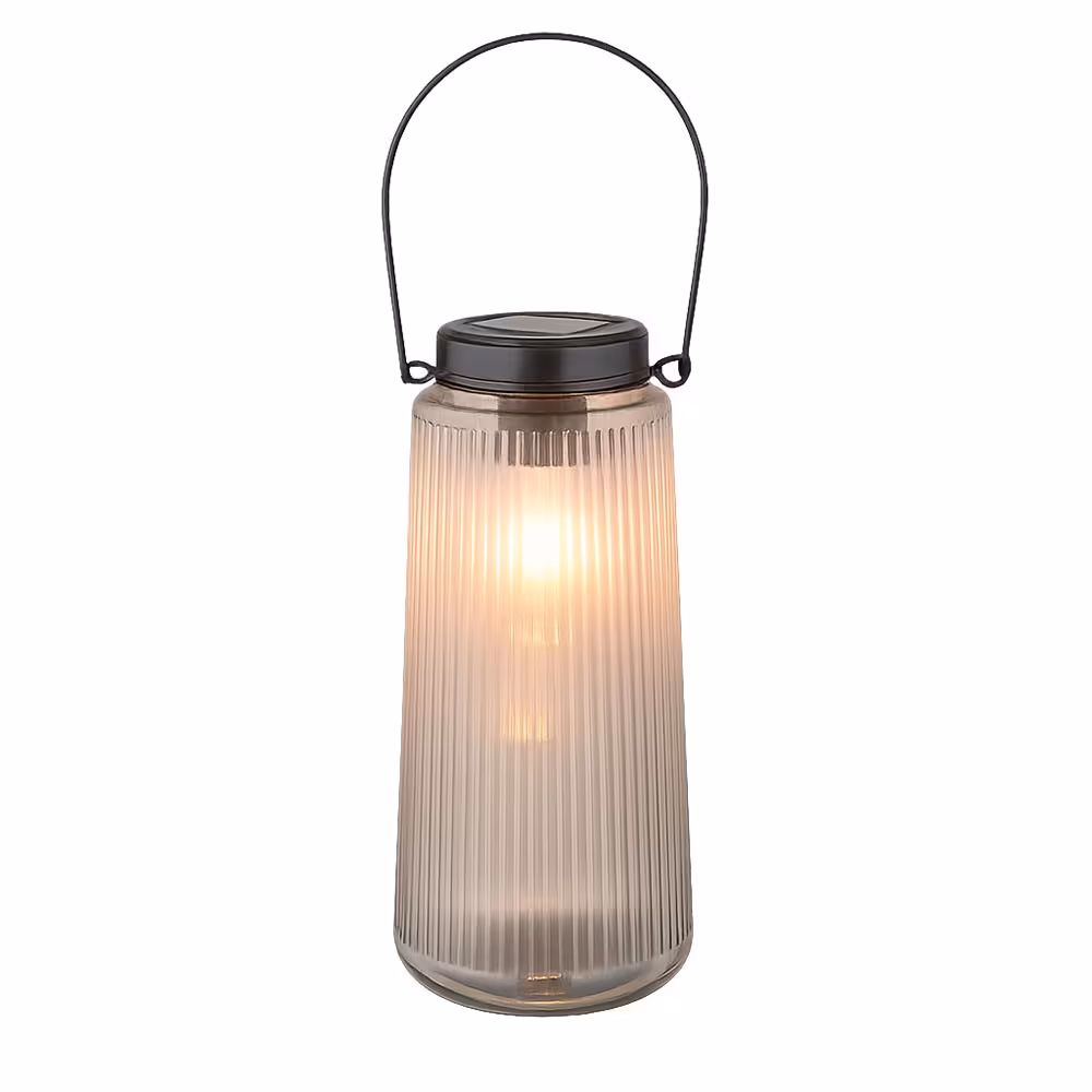 Globo Lighting LED Outdoor Light Solar Lantern Black