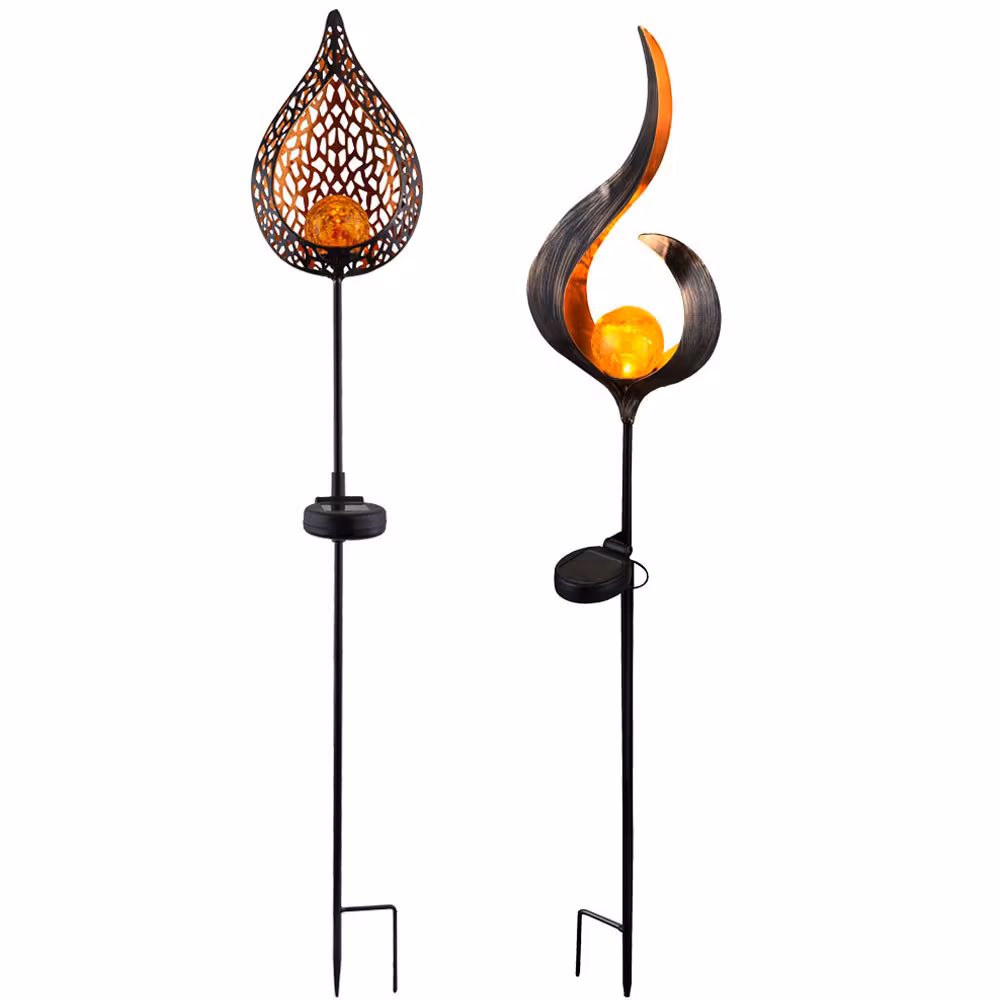 Globo Lighting LED Outdoor Light Solar Plug-in Light Bronze