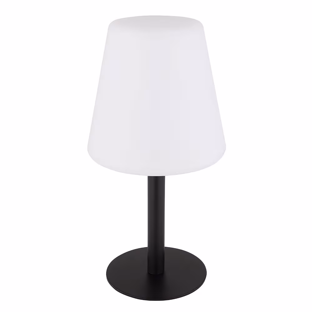 Globo Lighting LED Outdoor Light Solar Table Lamp Black White
