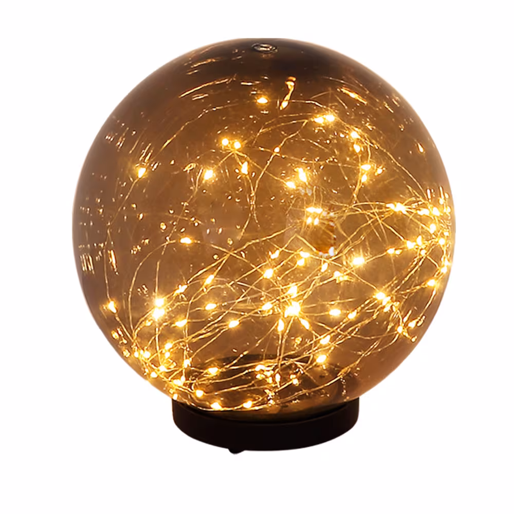 Globo Lighting LED Outdoor Light Solar Lamp Sphere White